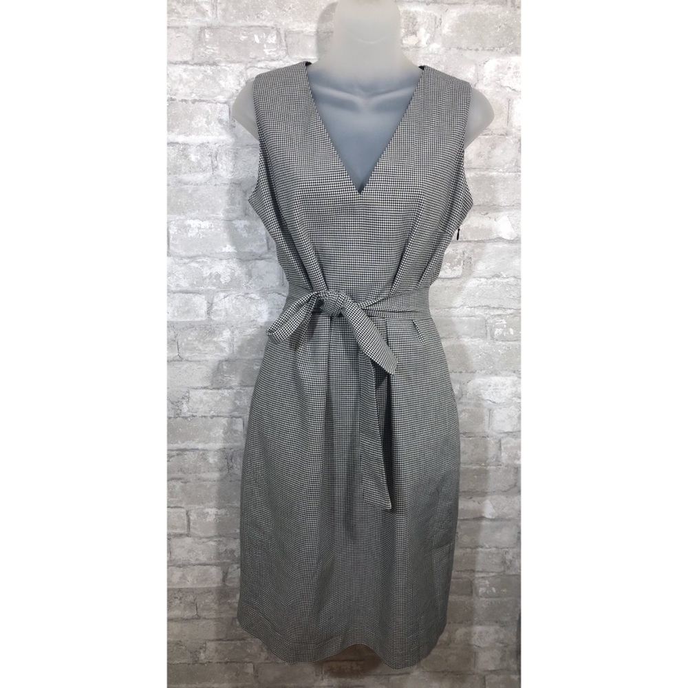Massimo Dutti Sleeveless Belted houndstoot… - Picture 6 of 16